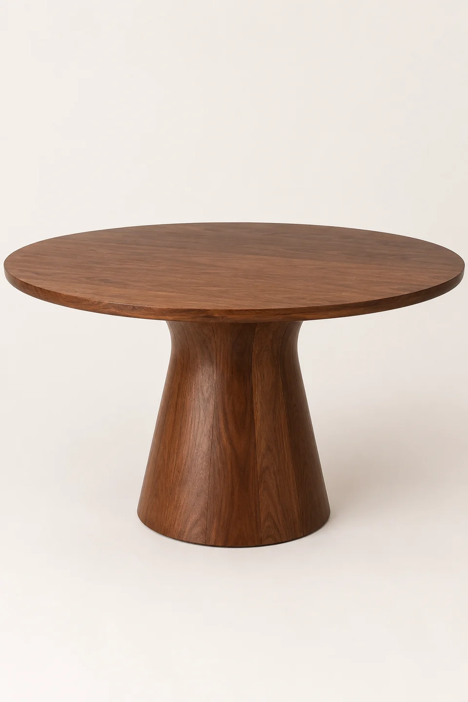 Copper River Round Dining Table in Warm Walnut