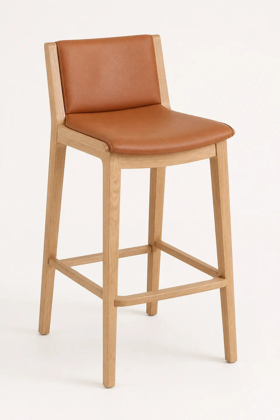 Hatcher Pass Counter Stool in Tan / Oak
