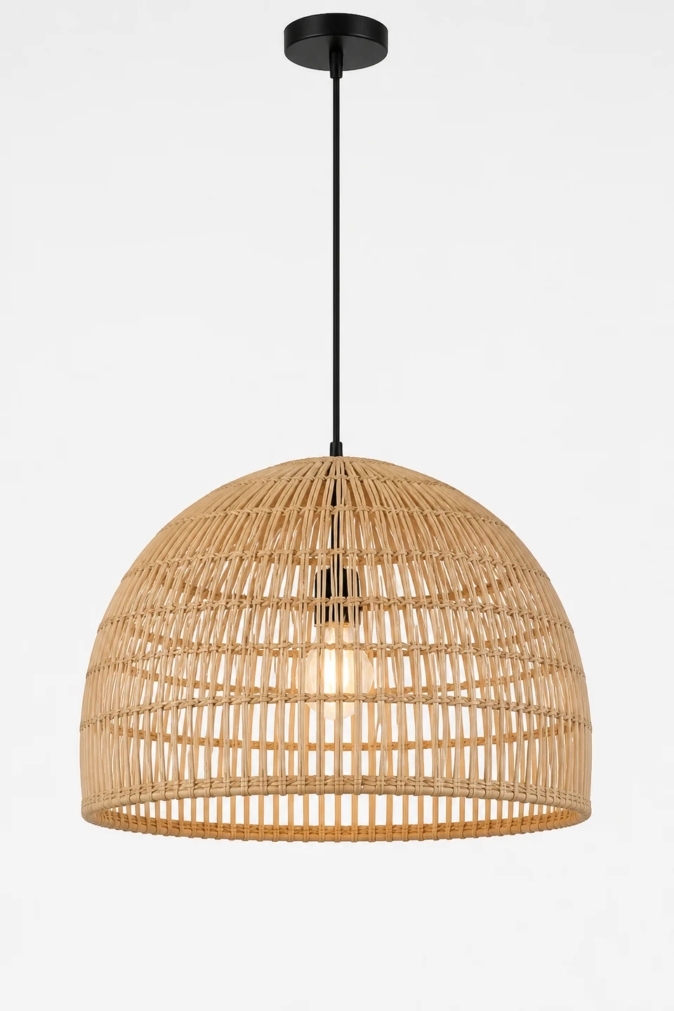 Moonrise Rattan Pendant in Natural Rattan