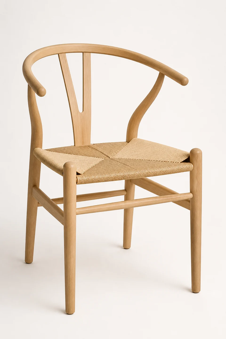 Palmer Wishbone Dining Chair in Natural