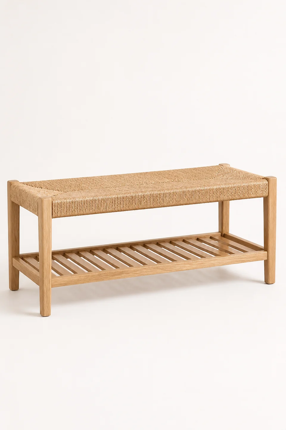 Willow Creek Shoe Bench in Natural
